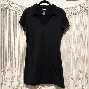 NWOT SO Minimalistic Mini T-Shirt Dress With Collar Size XL